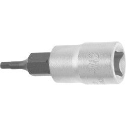 Steckschl.eins. 1/4", 6kt. 2,0 mm