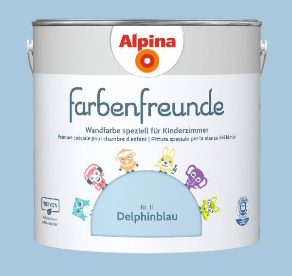 Alpina Farbenfreunde Nr. 11 Delphinblau, 2,5 L