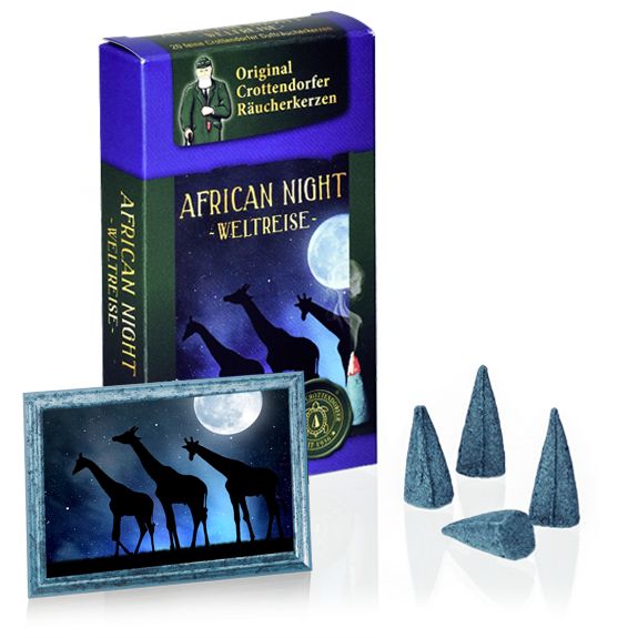 Crottendorfer Räucherkerzen Weltreise "African Night"