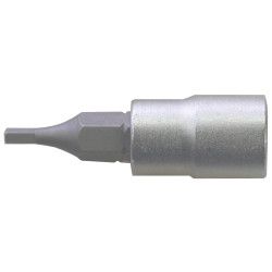 Steckschl.eins. 1/4", 6kt. 2,5 mm