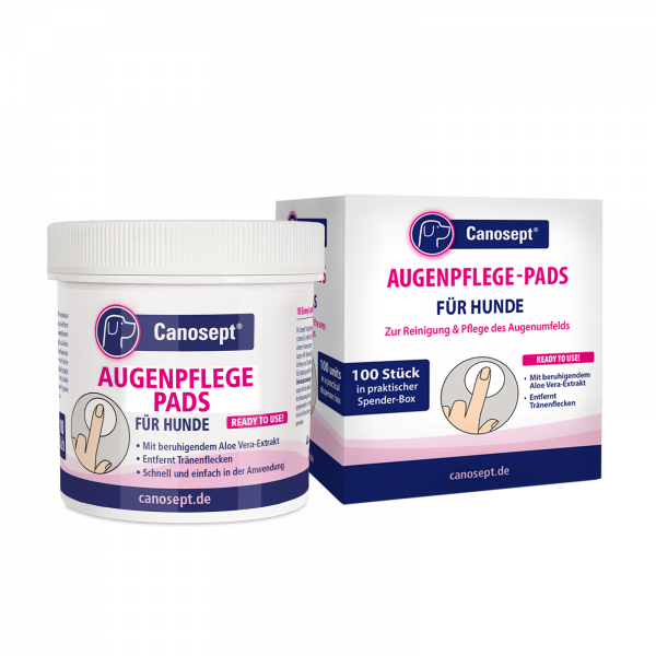 Canosept Augenpflege-Pads für Hunde, 100 Pads