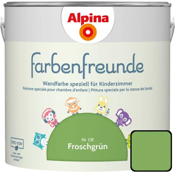 Alpina Farbenfreunde Nr. 08 Froschgrün, 2,5L