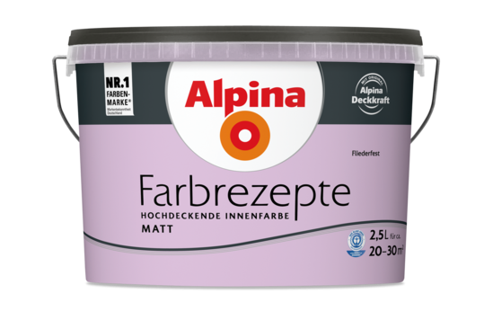 Alpina Farbrezepte "Fliederfest"