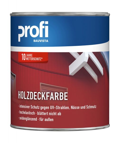 PROFI Holzdeckfarbe "weiß", 2,5 L