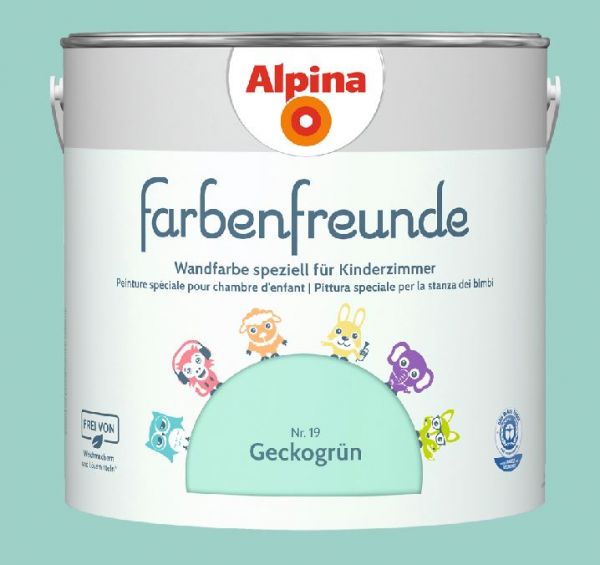 Alpina Farbenfreunde Nr. 19 Geckogrün, 2,5 L