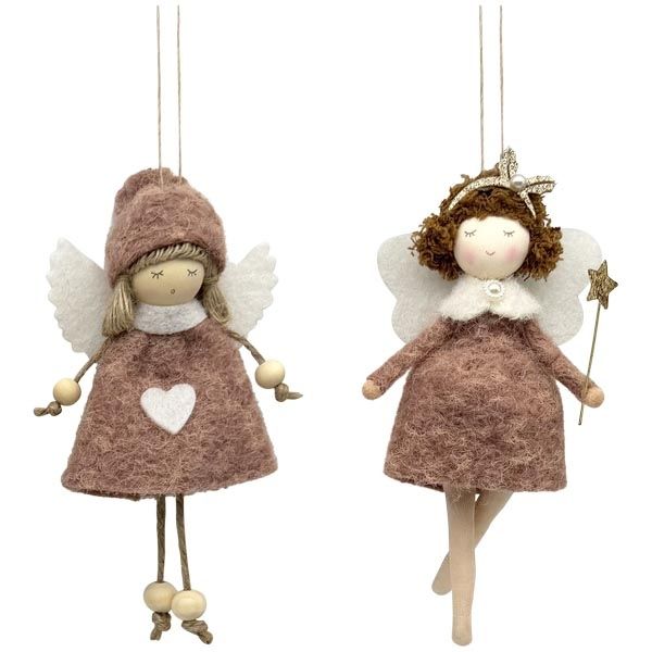 Engel-Hänger Lanky, Polyester, 15 cm