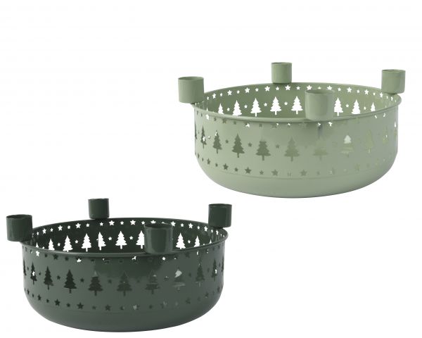 Kerzenhalter, Eisen, 2-fach sortiert