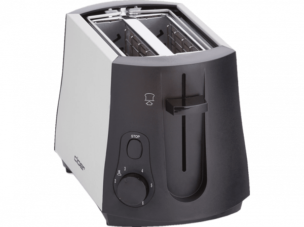 CLOER 3410 Toaster Schwarz 825 Watt 2 Schlitztoaster