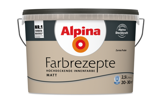 Alpina Farbrezepte "Zartes Puder"