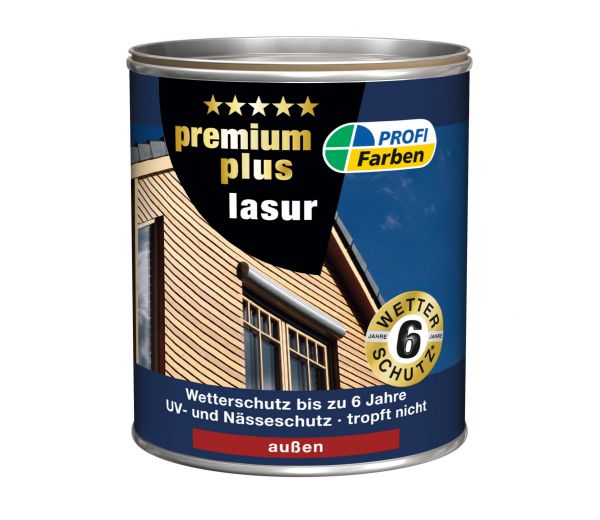 PROFI Kunstharz PremiumPlus Lasur, Weiß, 2,5 L