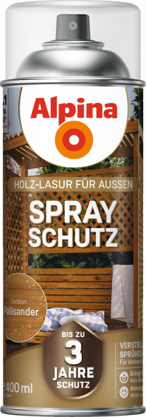 Alpina Spray Schutz "Palisander", Holz-Lasur für Außen, 400 ml