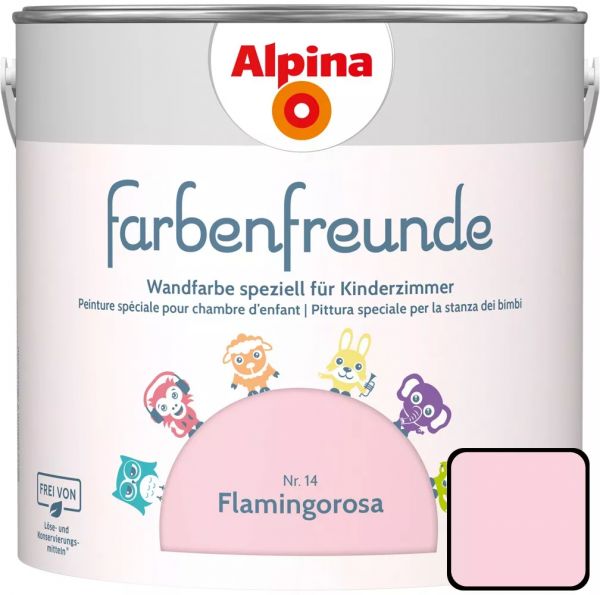 Alpina Farbenfreunde Nr. 14 Flamingorosa, 2,5 L