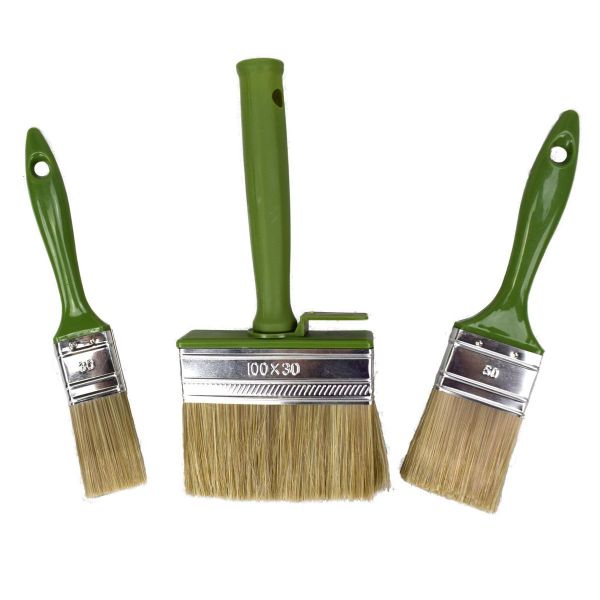 Lasur-Pinsel-Set, 3-tlg. (30, 50 & 100 mm)
