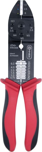 Kabelschuhsatz - crimp- u. Abisolierzange