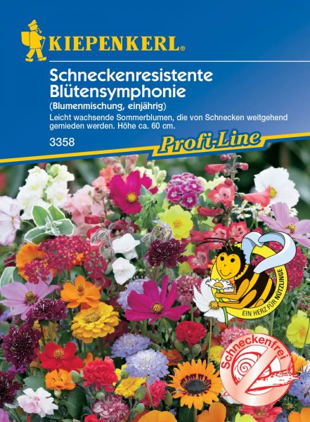 Kiepenkerl Schneckenresistente Blütensymphonie (Blumenmischung, einjährig)