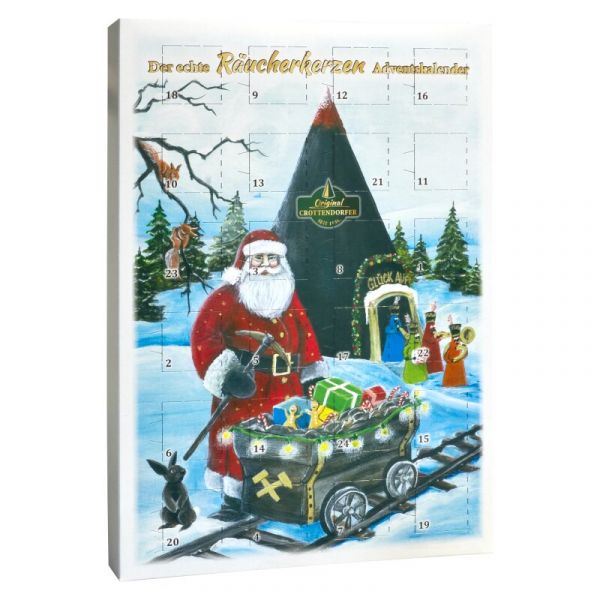 Crottendorfer Räucherkerzen Adventskalender A4 hoch