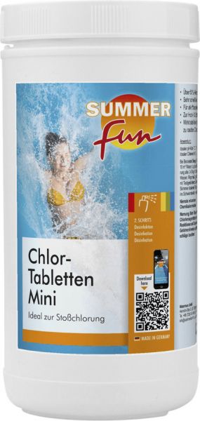 Summer Fun Mini Chlortabletten, 1,2 kg