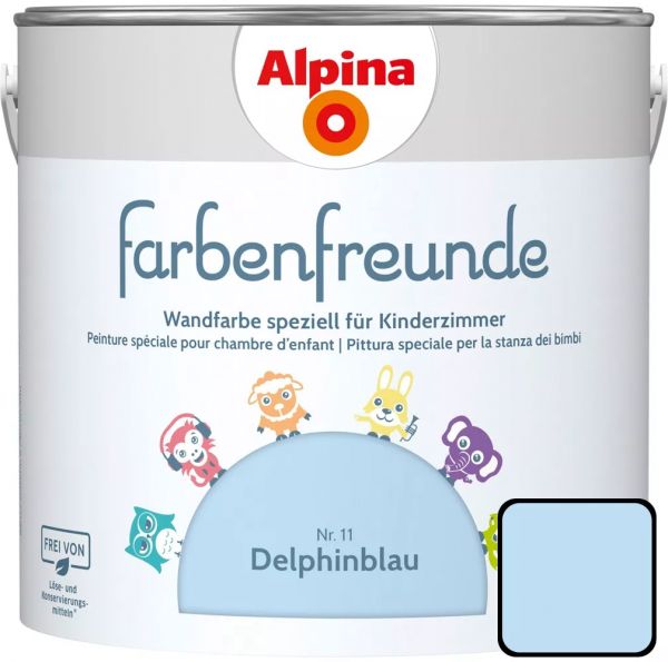 Alpina Farbenfreunde Nr. 11 Delphinblau, 2,5 L