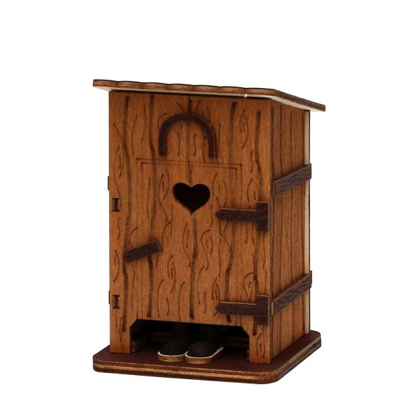 Sigro Holz Räucherhütte "Stilles Örtchen"