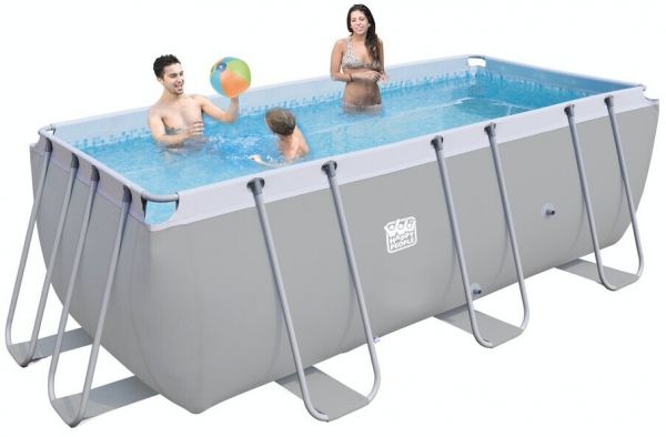 Happy People Stahlrahmenpool-Set 400 x 207 x 122cm (77521)