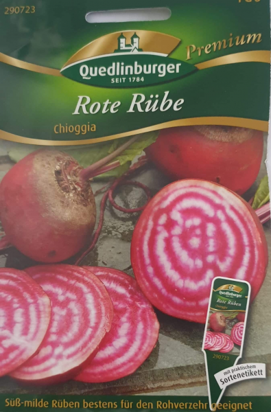 Quedlinburger Saatgut Rote Rübe Chioggia - 290723