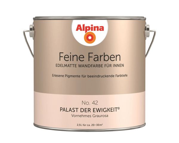 Alpina Feine Farben No. 42 "PALAST DER EWIGKEIT“ - Vornehmes Graurosa