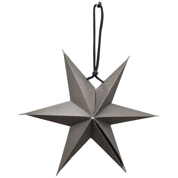 SternHänger PaperArt, schwarz, Papier, 19 x 6 x 19 cm