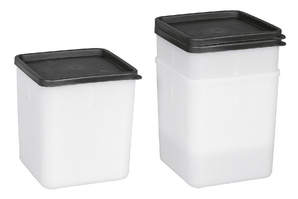 MY Gefrierdose Kunststoff, 1,25 L, 10 x 10 x 11,5 cm, 3 Stück