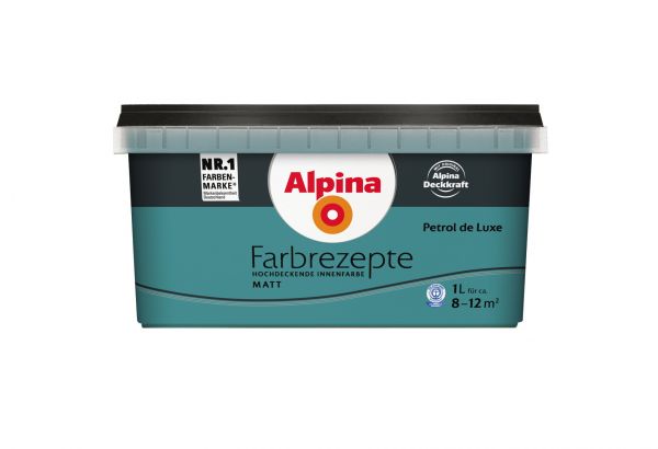 Alpina Farbrezepte "Petrol de Luxe"