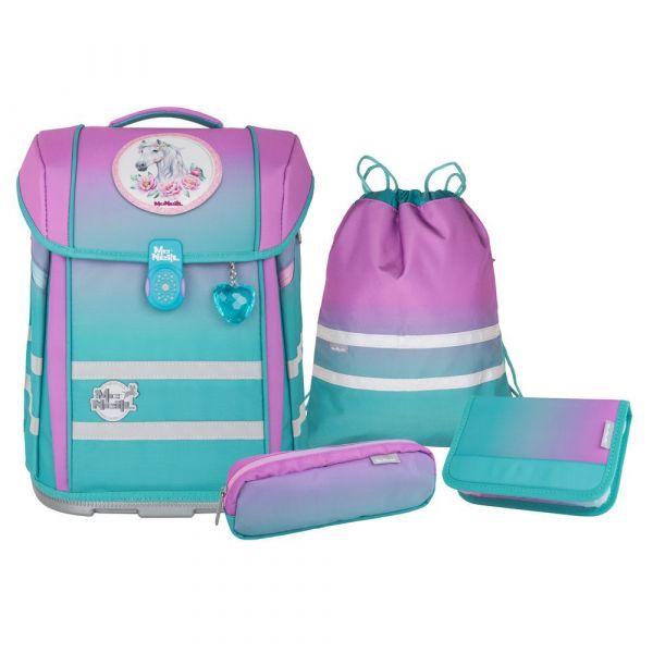 McNeill Ergo Perfecto - "Gradient Blueberry", Schulranzen, 5tlg.