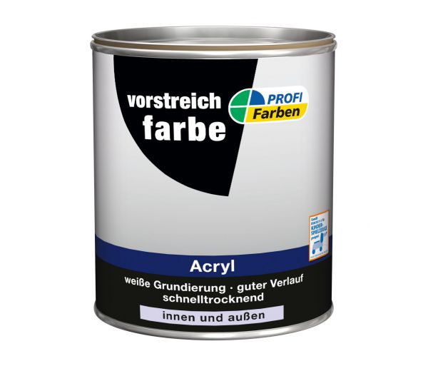 PROFI Acryl Vorstreichfarbe weiß