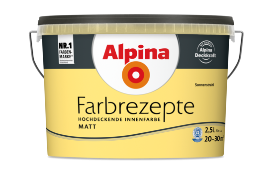 Alpina Farbrezepte "Sonnenstrahl"