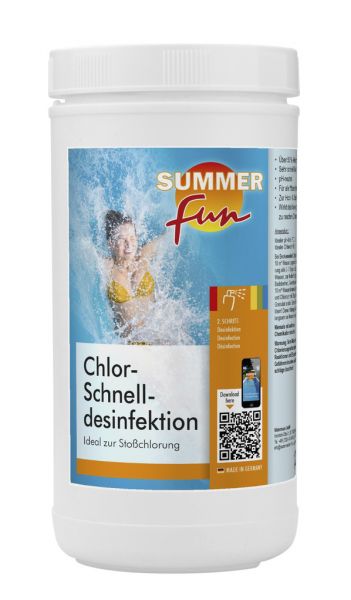 Summer Fun Chlor-Schnelldesinfektion, 1,2 kg