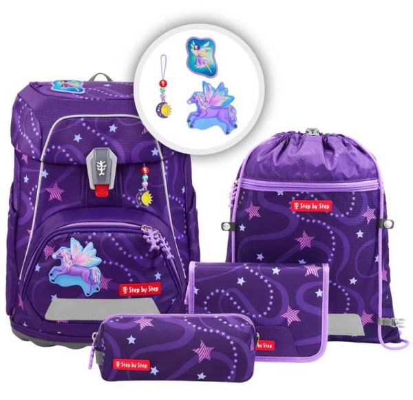 Schultaschen-Set Fit 5-tlg. "Pegasus Emily"
