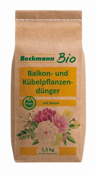 Balkon- und Kübelpflanzendünger mit Neem 1,5 kg, 1 Stck.