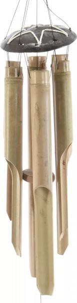 Bambus Windspiel 13 x 83 cm / Natur drinnen und draußen