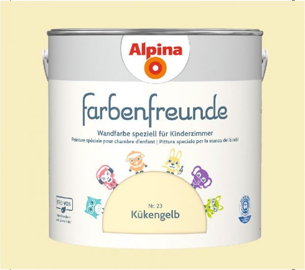 Alpina Farbenfreunde Nr. 23 Kükengelb, 2,5 L
