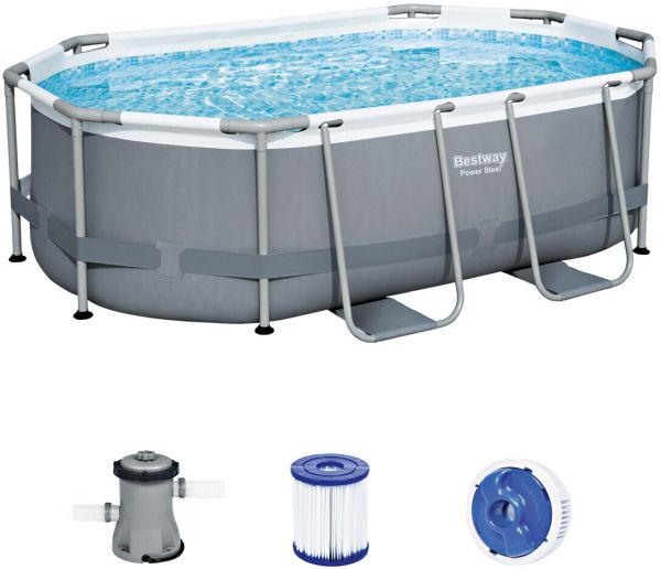 Bestway Power Steel Pool-Set 305x200x84 cm (5614A-21) Pool