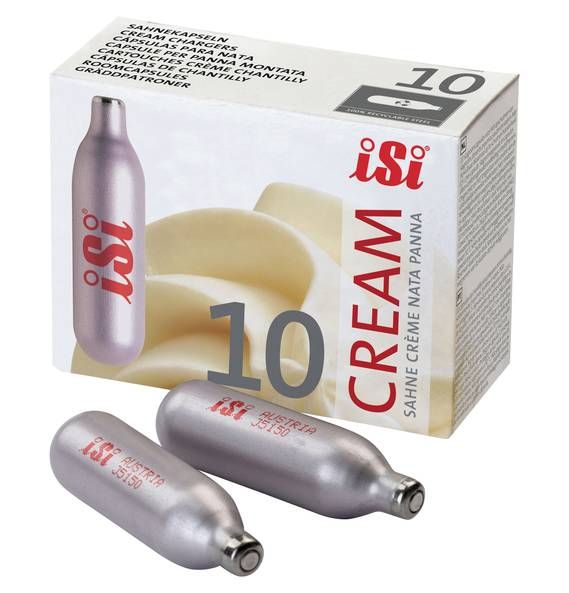 ISI Sahne-Einwegkapseln, 10-er Pack