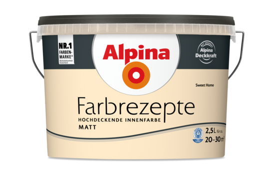 Alpina Farbrezepte "Sweet Home"