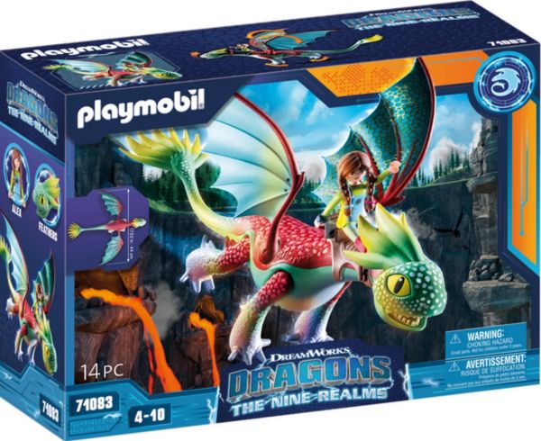 Playmobil Dragons the nine Realms " Feathers und Alex " - 71083