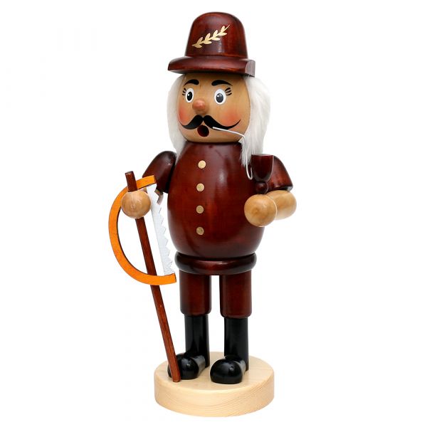 SIGRO Räuchermann "Waldarbeiter", Holz, braun