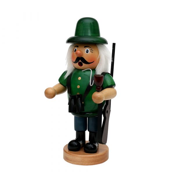 Sigro Holz Räuchermann "Jäger" XL, grün, 24 cm