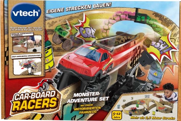 VTech Car - Board Racers, Monster Adventure Set