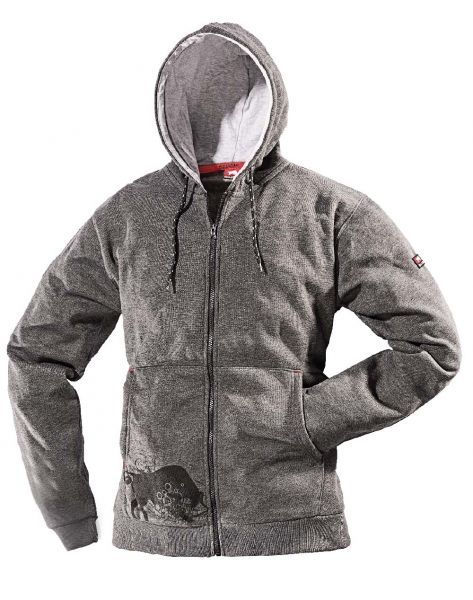 Kapuzen-Sweatjacke, anthrazit