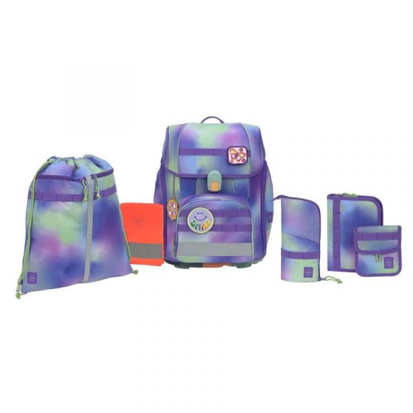 Lässig Boxy Unique - Gradient Green Purple, 7tlg.