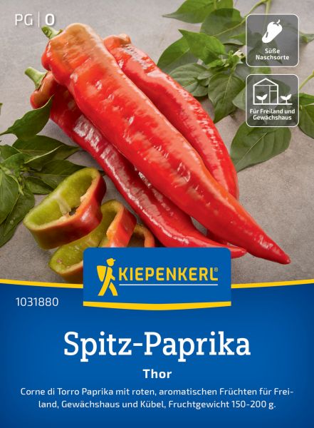 Kiepenkerl Spitz-Paprikasamen Thor, F1