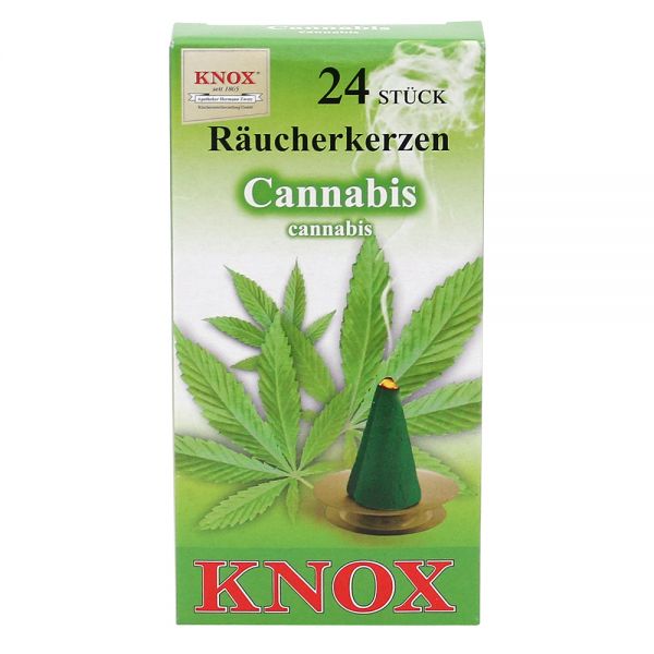 KNOX-Räucherkerzen "Cannabis", 24 Stück