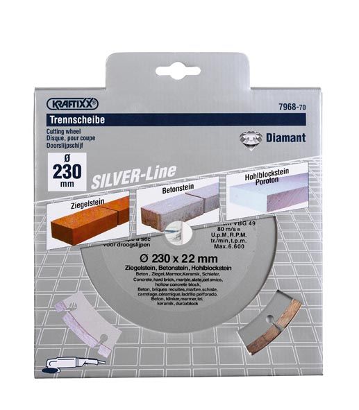 KRAFTIXX® Diamant-Trennscheibe 230 mm