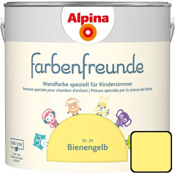 Alpina Farbenfreunde Nr. 24 Bienengelb, 2,5 L